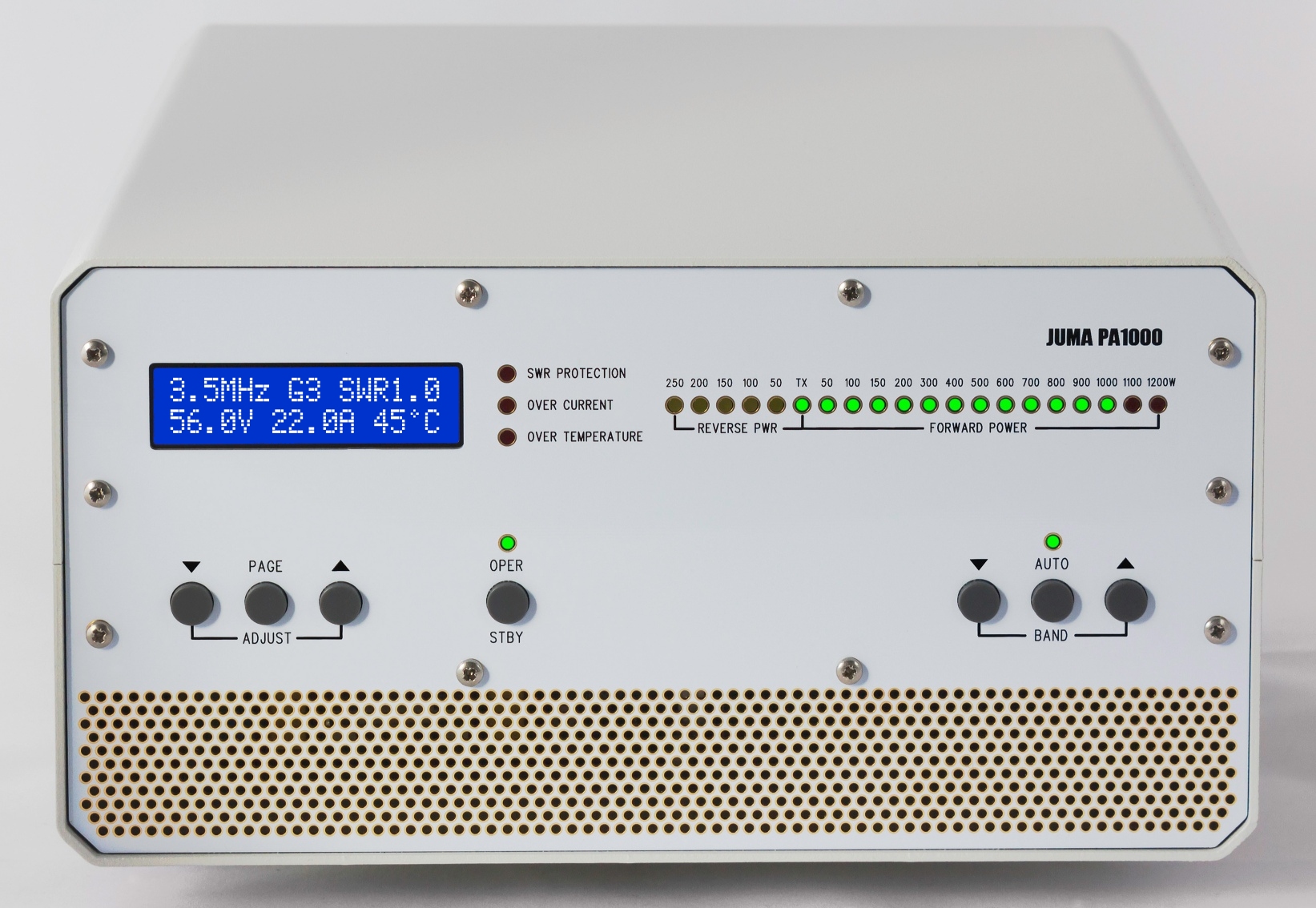 Solid state hf linear amplifier