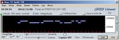 DFCW60/0.1Hz shift on 475kHz band
