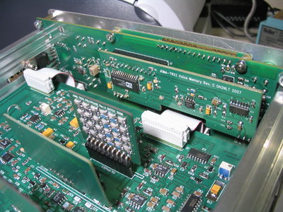 JUMA TRX2 Voice Memory Option installed