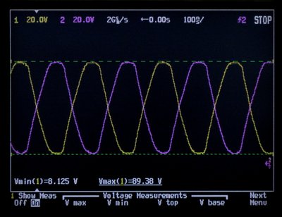 JUMA PA1000 drain voltage swings starting to saturate
